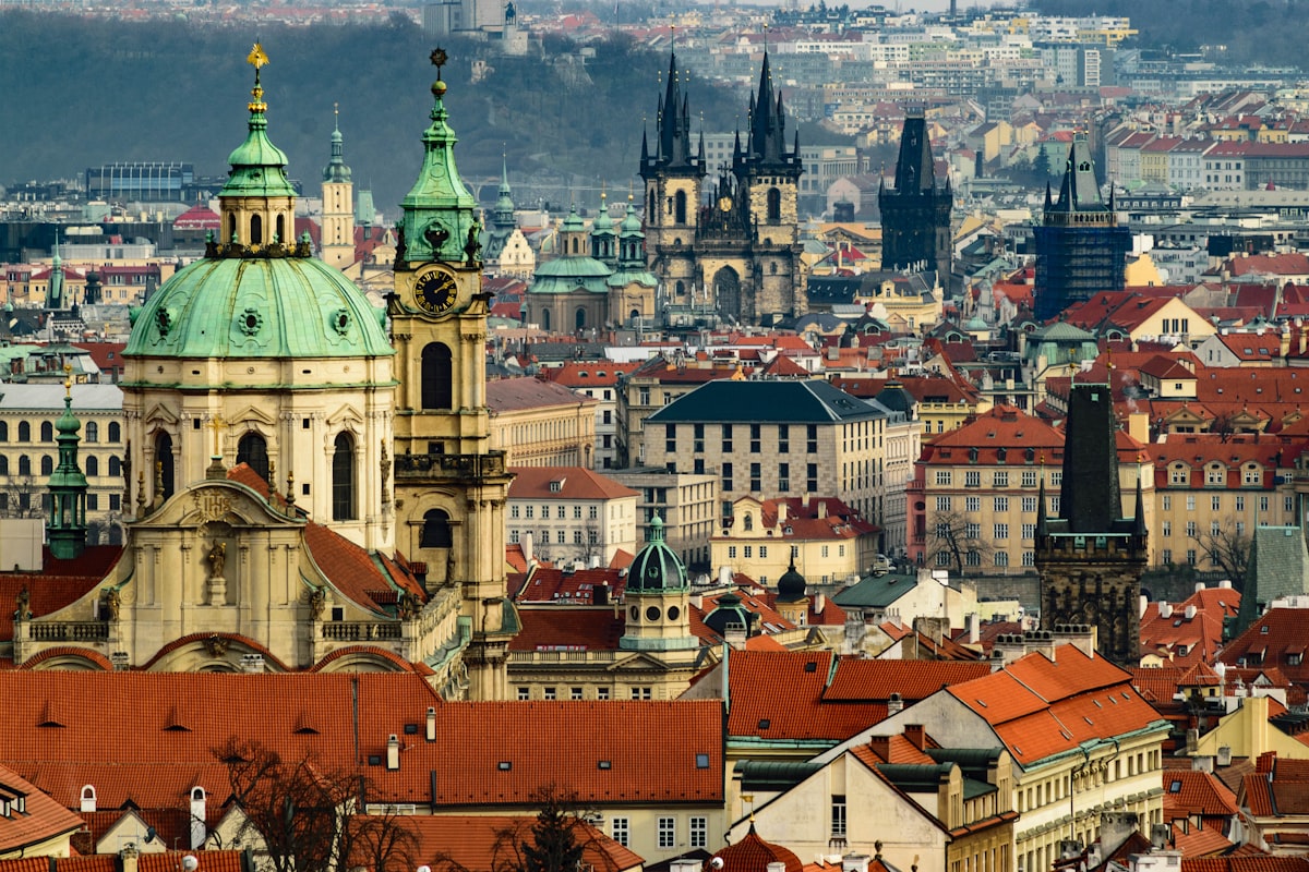 Repubblica Ceca panorama di Praga