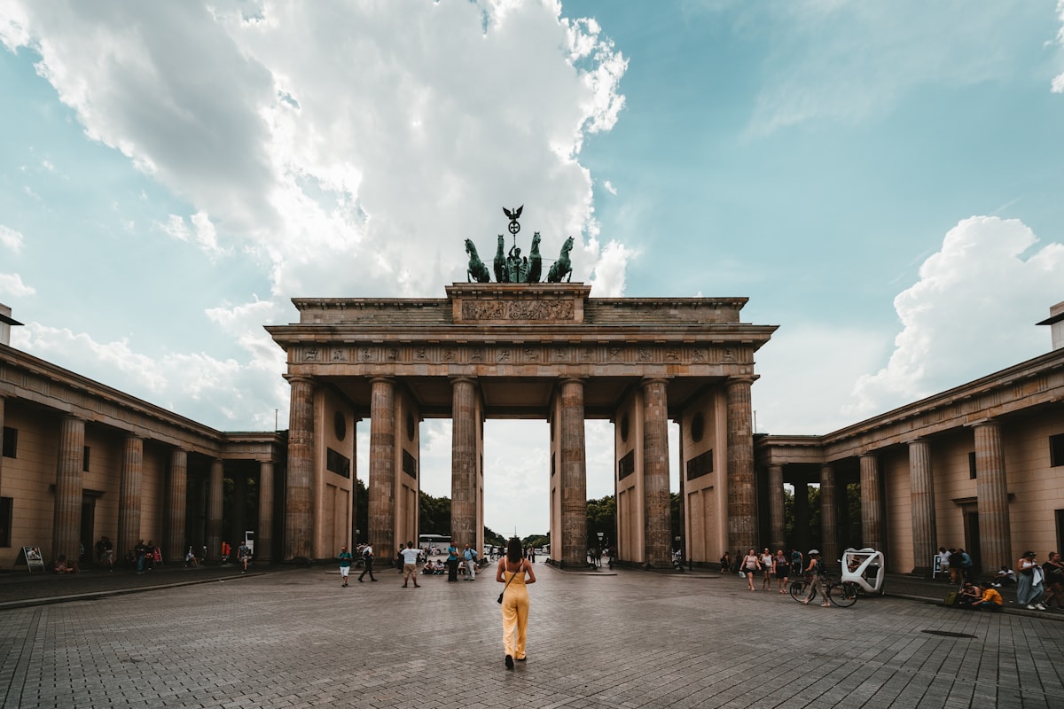 Germania Porta di Brandeburgo a Berlino
