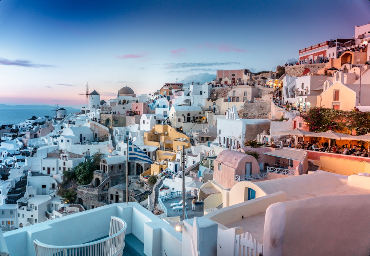 Yunanistan Santorini ada seyahati