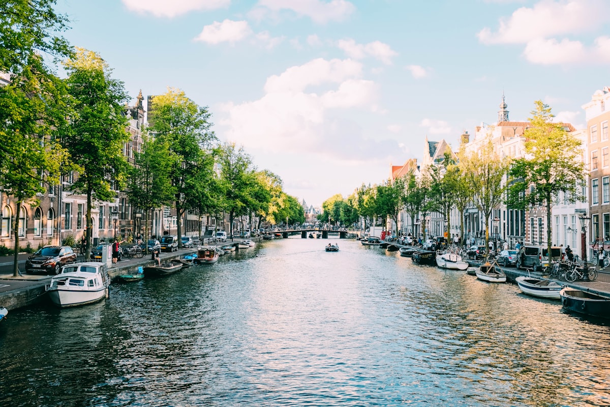 Paesi Bassi canali di Amsterdam
