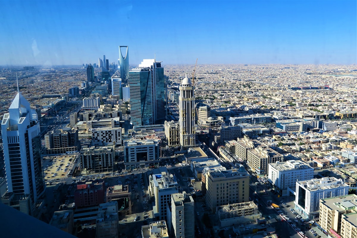 Suudi Arabistan seyahat manzarası