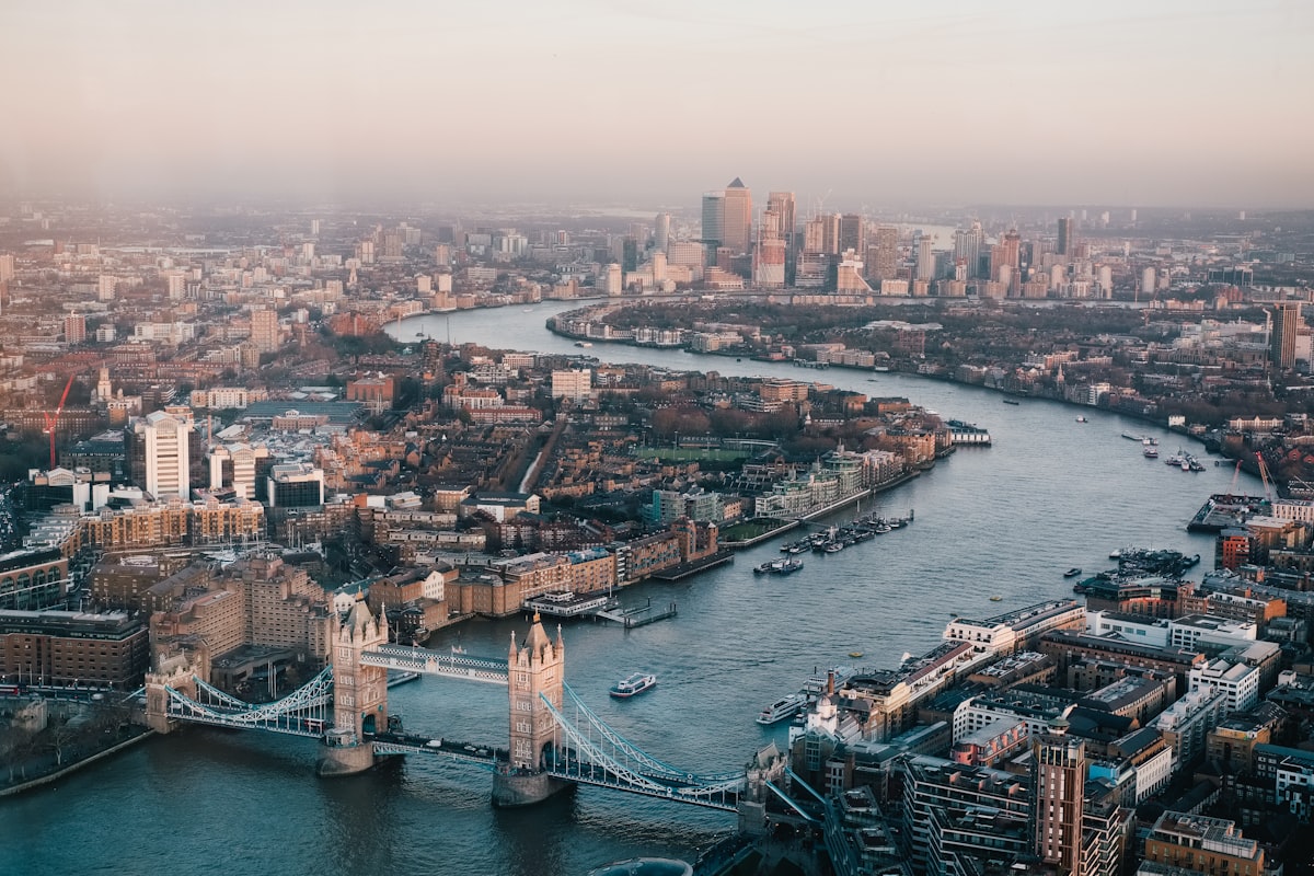 Regno Unito skyline di Londra