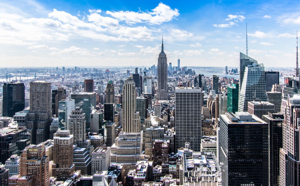 Stati Uniti skyline di New York